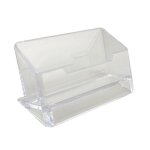 Porte cartes de visite plexi transparent - waytex - 931080