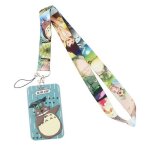 Porte carte mon voisin totoro lani�re porte cl� manga badge carte bus cantine ecole fourniture scolaire ...