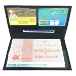 Porte chéquier talon en haut cuir robuste compact format portefeuille avec carte bancaire - noir - loluna® ... Porte chéquier talon en haut cuir robuste compact format portefeuille avec carte bancaire - noir - loluna® ...