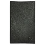Porte chquier talon en haut + tui carte rfid compact en cuir souple avec carte bancaire loluna (noir) ...