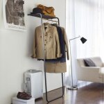 Porte cintres mural design tower (noir)