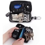 Porte - cl�s 100% cuir multifonction de voiture carte cr�dit et argent