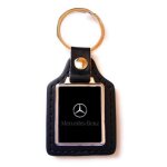 Porte - cls acier / simili - cuir luxury - mercedes (noir)