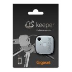 Porte - cl�s connect� gigaset keeper solo - noir - bluetooth 4. 0 - waterproof