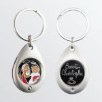 Porte - clés jeton saint - christophe noir zigoh Porte - clés jeton saint - christophe noir zigoh