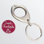 Porte - cls jeton saint - christophe rose zigoh