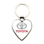 Porte - cl�s lovely en m�tal argent� - toyota