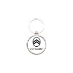 Porte - cls mtal argent moon - citron