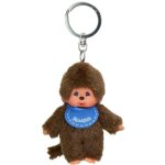 Porte - cls monchhichi bleu 10cm - sekiguchi
