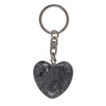 Porte - cl� en pierre et m�tal en forme de coeur / dimensions : 75 x 3 cm. (mod�le: 24 / 0997gf)