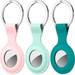 Porte clef airtag - protection en silicone lavable - convient pour apple air tag 2021 accessoire etui ...