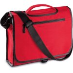 Porte document bandouli�re ajustable kimood - rouge