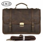 Porte - documents cuir homme vintage classique serviette de travail sac daffaires business bureau sac ...