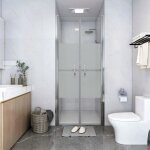 Vidaxl porte de douche esg demi - d�poli 81x190 cm 148787