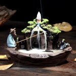 Porte - encens à reflux en céramique - meilleurs cadeaux zen et décorations original pour la maison - ... Porte - encens à reflux en céramique - meilleurs cadeaux zen et décorations original pour la maison - ...