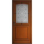 Porte dentr�e bois vitr�e elma h215 x l90 cm c�te tableau p. gauche