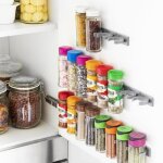 Porte - �pices - innovagoods - jarlock - adh�sif - 20 pots - design original et portable