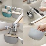 Porte - �ponge - salutuya - �vier suspendu - tpr - blanc - design hygi�nique et pratique