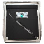 Contre porte pour lave - vaisselle inox indesit c00362169