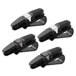 Porte - lunettes pour pare - soleil - keesin - 4pcs - noir & gris & argent - camion