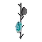 Relaxdays porte - manteaux mural avec 8 patres conome en place dcoratif mtal 1005 x 195 x 7 cm penderie ...