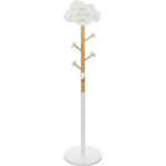 Porte - manteaux enfant nuage 135cm blanc Porte - manteaux enfant nuage 135cm blanc