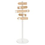 Porte - manteaux enfant pancarte 114cm blanc
