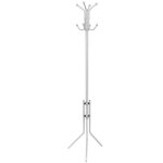 Porte - manteau sur pied mtal blanc