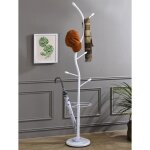 Porte - manteaux triana portant � v�tements sur pied en forme darbre avec 6 crochets et un porte parapluie ...