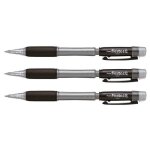 Porte - mines - pentel - fiesta ii - lot de 3 - pointe 07 mm - corps noir