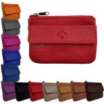 Porte monnaie cuir homme / femme pour billets carte monnaie et cl 2 fermetures compact en plusieurs ...