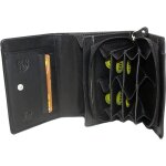 Porte monnaie euro en cuir - porte monnaie trieur 8 compartiments - s�paration pi�ce - porte monnaie ...