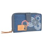 Porte monnaie femme 310516 bleu