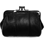 Porte - monnaie femme cuir vritable souple - bourse fermoir clic clac - 2 compartiments spacieux - belle ...