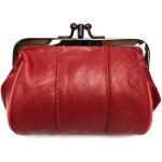 Porte - monnaie femme cuir vritable souple - bourse fermoir clic clac - 2 compartiments spacieux - belle ...