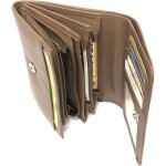 Porte monnaie femme cuir v�ritable zip portefeuille compagnon 12 cartes billet monnaie identit� permis ...