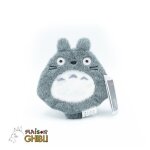 Porte - monnaie - ghibli - totoro - peluche - gris - 13x12 cm