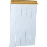 Porte  lamelles pvc pour niche chien taille 3 (60 x 37 cm) bois