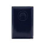 Porte - papiers voiture couleur motif bleu marine - france - pvc ? papiers francais - etui carte grise ...