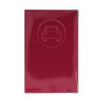 Porte - papiers voiture jeune ? nouveau permis format carte ? pvc lie de vin extraplat ? fabriqu en ...