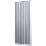 Porte paroi de douche en pvc forte flex - 120cm h185 - blanc - pliante avec ouverture lat�rale
