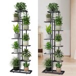 Porte plante de 8 niveaux tagre multifonction cratif escalier  fleurs dcoratif pour balcon salon ...