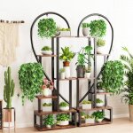 Porte plante intrieur en fer forg tagre plantes support pot de fleurs en mtal pour balcon salon ...