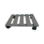 Porte plante carr� � roulette werka pro 30x30cm