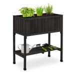 Relaxdays porte - pot de fleurs plastique étagère hxlxp : 80x74x38 cm balcon et terrasse jardinière sapin ... Relaxdays porte - pot de fleurs plastique étagère hxlxp : 80x74x38 cm balcon et terrasse jardinière sapin ...