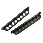 Porte - queues billard mural - supreme - 8 queues - noir - 50 cm