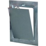 Porte de ramonage en acier outifrance - dimensions : 210 x 200 mm - permet le ramonage des conduits de ...