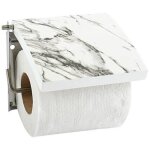 Porte - rouleau papier wc msv - mdf et inox - toscana