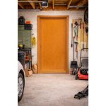 Porte de service bois pleine armagos h200 x l80 cm c�te tableau p. droit