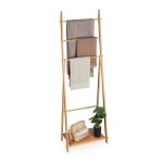 Relaxdays porte - serviettes en bambou 4 barres 1 étagère hxlxp : 153 x 535 x 30 cm non fixe salle de ... Relaxdays porte - serviettes en bambou 4 barres 1 étagère hxlxp : 153 x 535 x 30 cm non fixe salle de ...